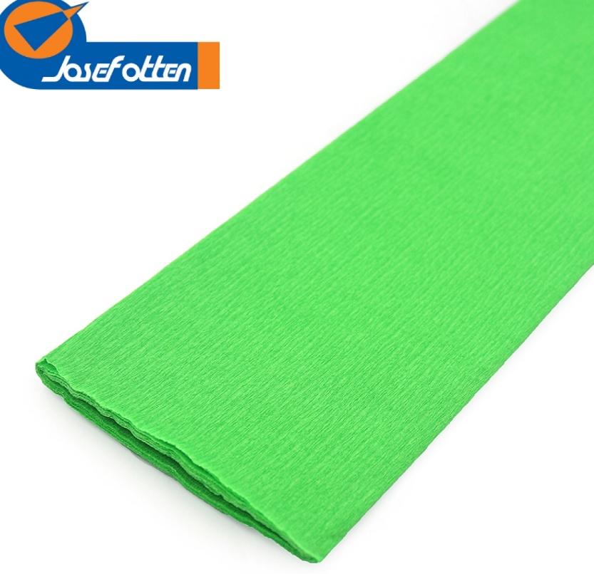 Креп-папір 110%, світло-зелений 50*200см, осн.50г/м2, общ.105г/м2