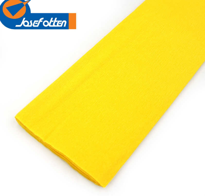 Креп-папір 110%, темно-жовтий 50*200см, осн.50г/м2, общ.105г/м2 110-80706