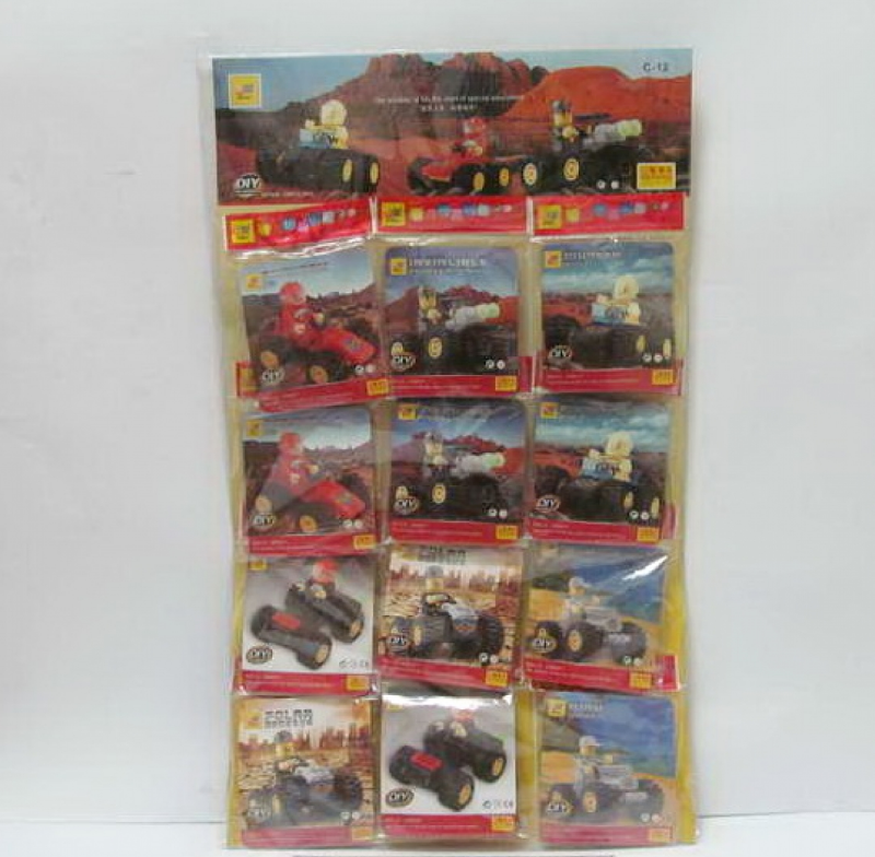 L1116 Конструктор пластик "Машина"