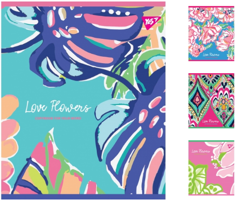 Зошит 18арк # клітинка YES 764261 BEAUTIFUL