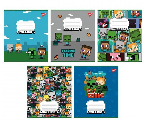Зошит 12арк клітинка YES 766527  Minecraft