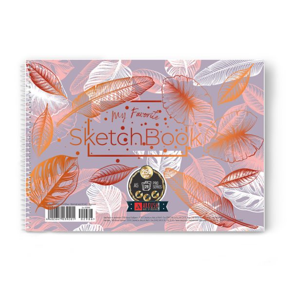 Скетчбук Аркуш А5 28арк 250г Ніжність 1В2986