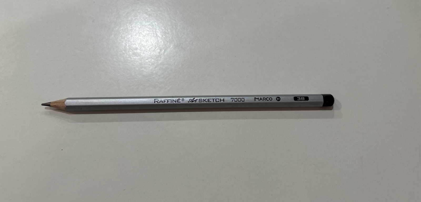 Олівець чорнографітний без гумки 3В Marco, FM7000DM
