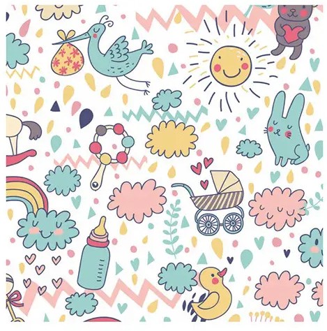 Набір паперу для скрапбукінгу №9, 5шт / уп., 30.5 * 30.5см 740754