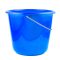 Відро пластмасове будівельне 10л, металева ручка, кольорове