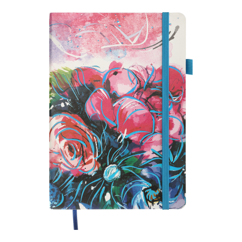 Блокнот діловий CHERIE А5, 96л, BM.295005-02 чистий, обкладинка штучна шкіра, синій