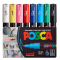 Набір маркерів uni POSCA, 0,7-1мм, 8 шт PC-1M 8C