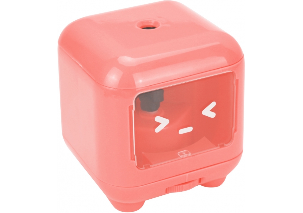 Чинка автоматична пластикова на батарейках, коралова Cool for school