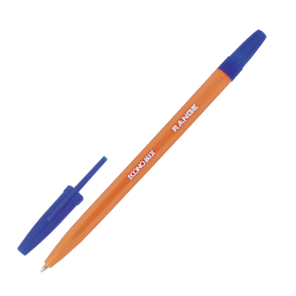 Ручка кулькова Economix Range, синя, E10138-02