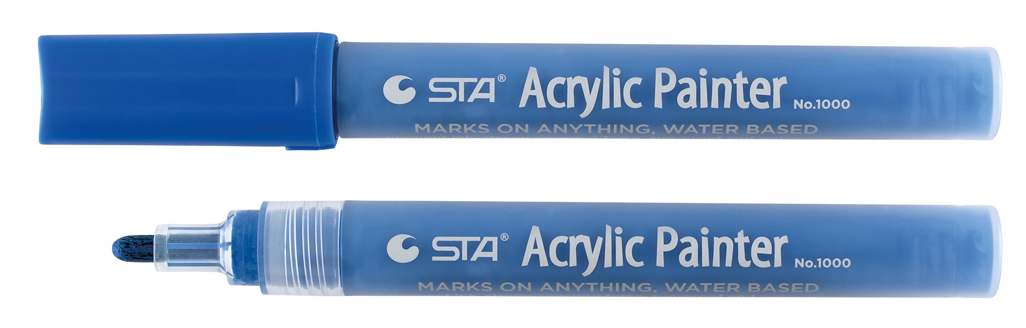Маркер акриловий STA 1000 2-3 мм, Napoleon синій STA1000-B028