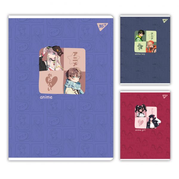 Зошит для записів YES А4/80 кл. Anime гібрид 682004