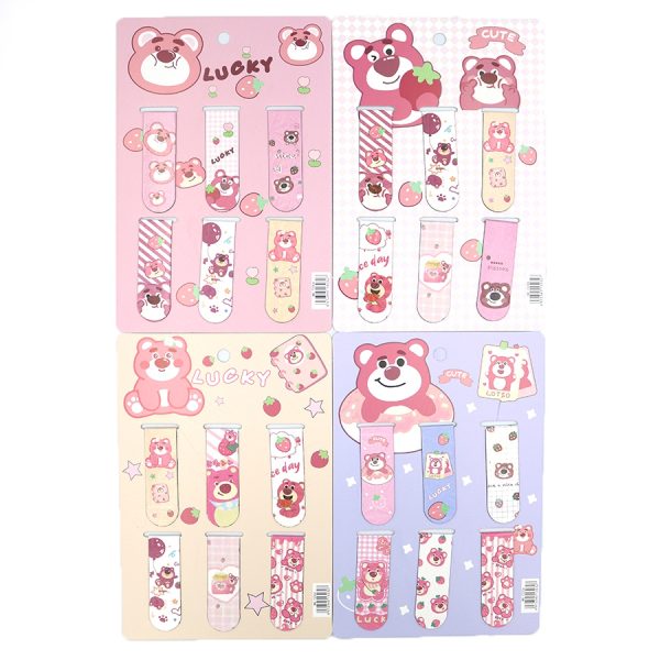 Закладки магнітні "Bear" 6шт HX2429-3