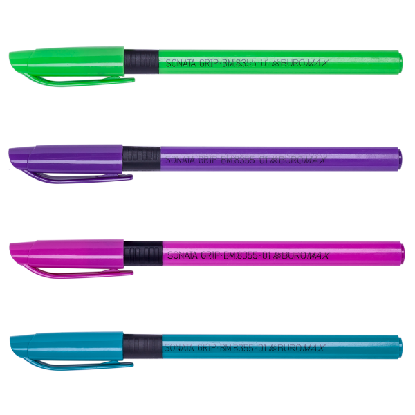 Ручка кулькова Buromax Jobmax синя, BM.8355-01