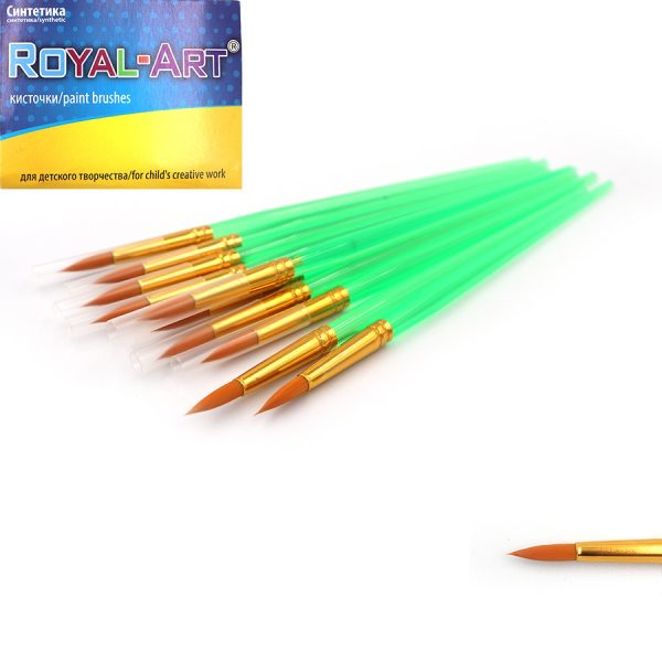 Пензлик  № 9 Нейлон круглий 7619RA