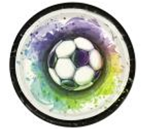 Тарілки картонні одноразові 10шт 9", 255 гр. 10413