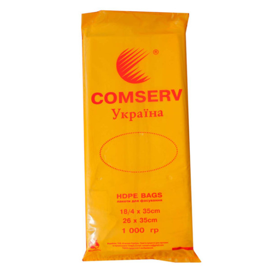 Пакети п/е фасовка 18х35 (500шт) 12мкм