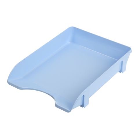 Лоток горизонтальний пластиковий блакитний