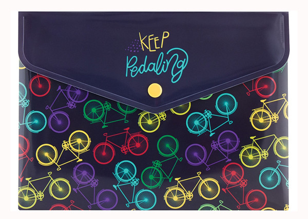 Папка-конверт А5 на кнопці "Bicycle", 180 мкм CF32013-02