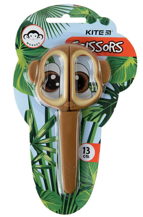Ножиці  дитячі в футлярі, 13см Monkey