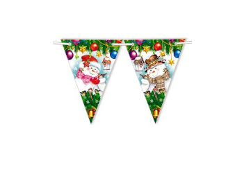 Гірлянда святкова новорічна з атласною стрічкою 1,095