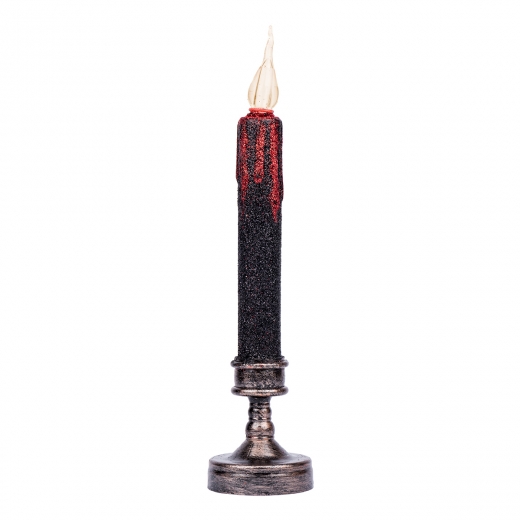 Свічка Yes! Fun на Хелловін "Halloween Party" зі свічником, 25 см, LED 973659