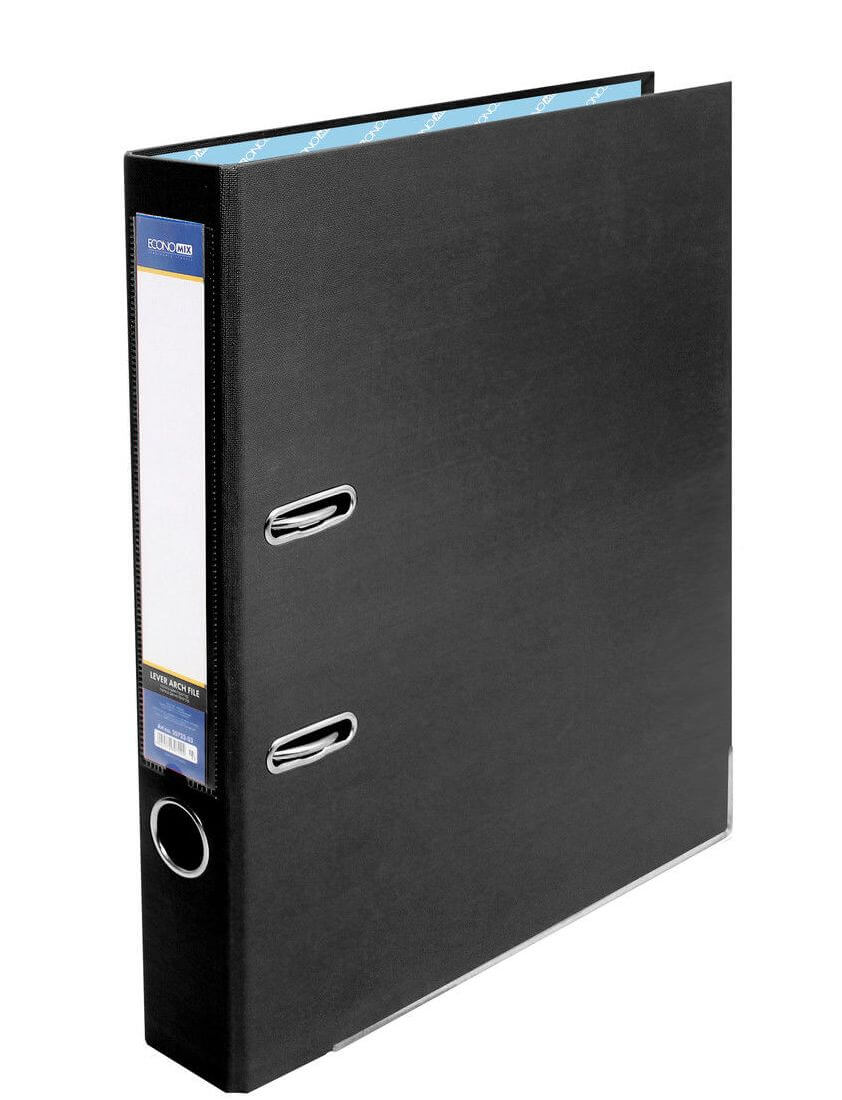 Папка-реєстратор А4 Economix E39720*-01, 50 мм, чорна