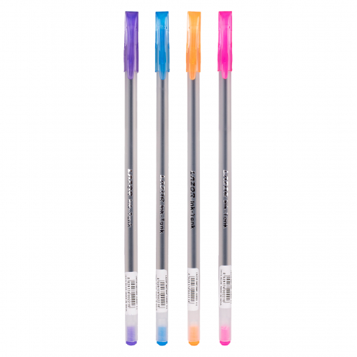 Ручка кульк/масл LAZOR Ink Tank-Jumbo синя 0,6 мм "LINC" 412109