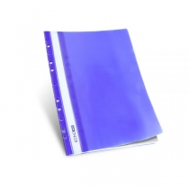 Папка-швидкозшивач А4 Economix Е31509-02 без перфорації, фактура "помаранч", синя