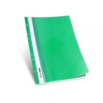 Папка-швидкозшивач А4 Economix E31509-04 без перфорації, фактура "помаранч", зелена