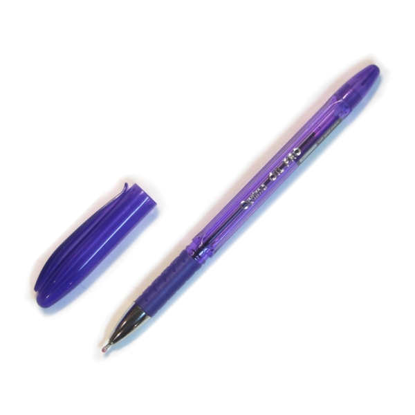 Ручка масляна OPTIMA OIL PRO O15616-12 0,5 мм, пише фіолетовим