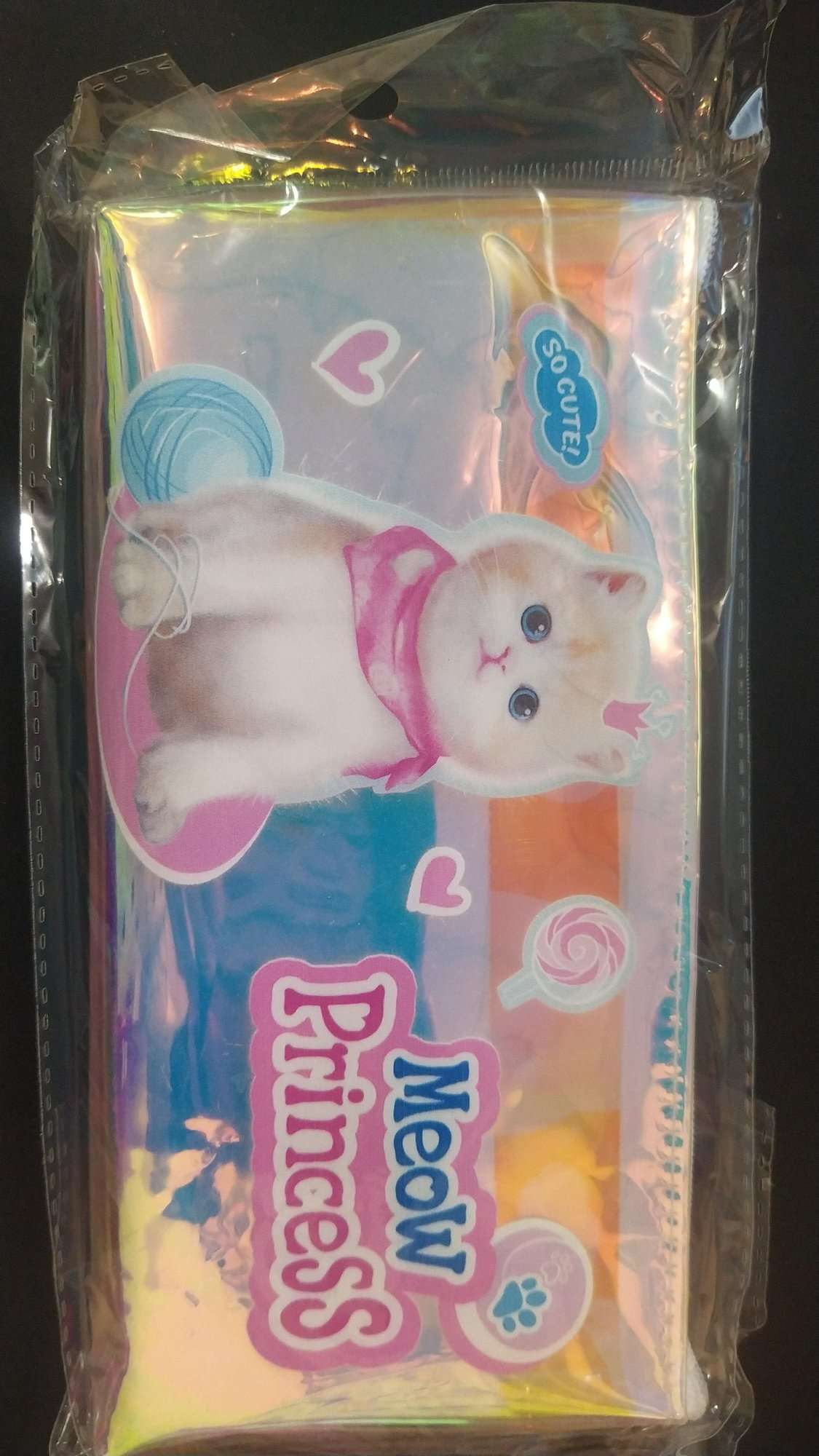 Пенал-косметичка лазерний, 20*9*2,5см, "So cute"