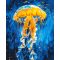 Картина за номерами SANTI "Танець медузи", 40*50см, LED підсвітка 955067