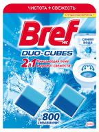 Очищувальні кубики д/туалета BREF Duo-Cubes 2в1, 100г