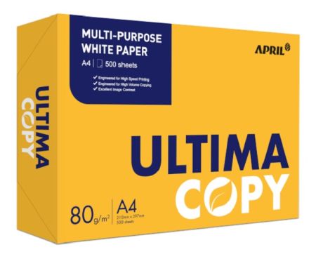 Папір А4 500 арк. ULTIMA COPY (APRIL) 80 г/м.кв.
