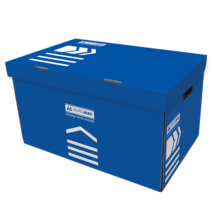 Папка-короб архивный картонный А4, 560*380*265, Buromax