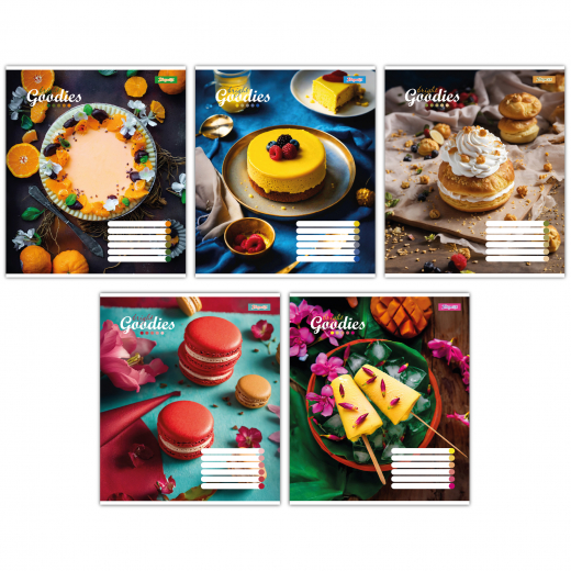 Зошит 36 арк клітинка 1Вересня Bright goodies, 767322