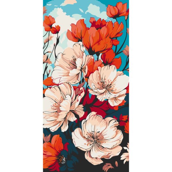 Картина за номерами "Весняний цвіт" 13071-AC 40х80 см