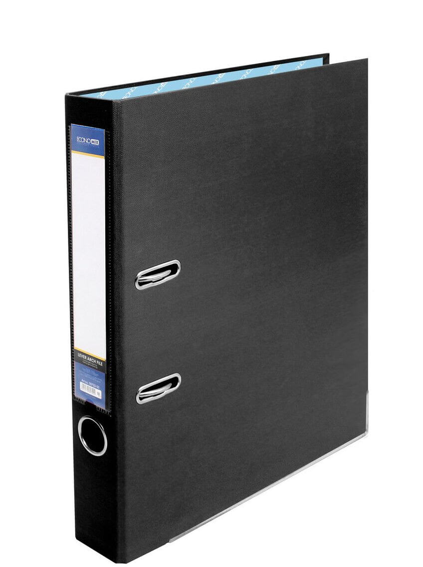 Папка-реєстратор А4 Economix E39721*-01, 70 мм, чорна
