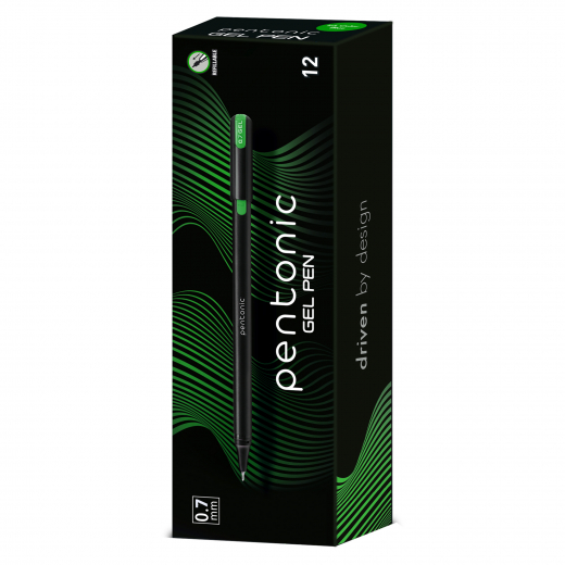Ручка гелева Pentonic салатова 0,6 мм LINC 420417