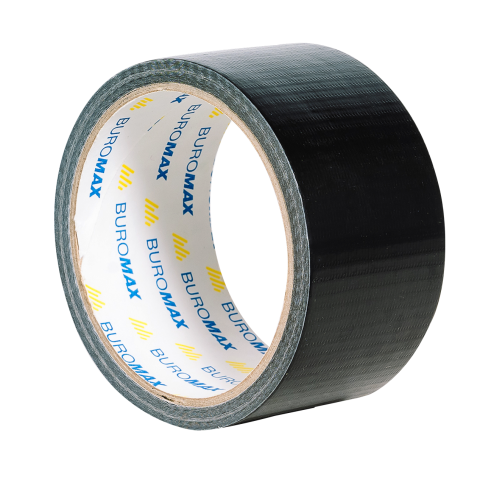 Стрічка клейка армована посилена 48мм х 10м, чорна