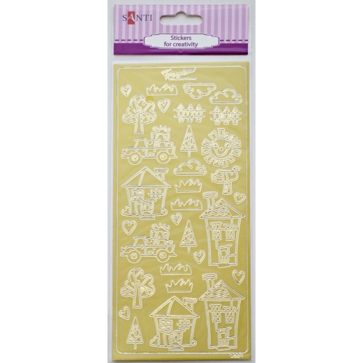 Стікери для творчості, "Дім, милий дім"