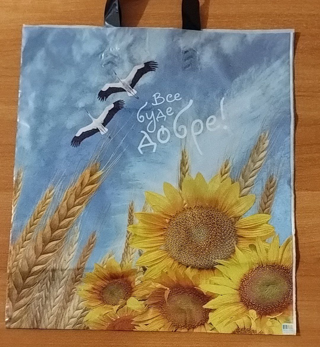 Пакет п/е з петлевою ручкою 38х41см колір в асортименті