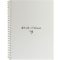 Блокнот А5, пласт. обкл., бічна спіраль, 60 арк., клітинка, перламутровий O69165
