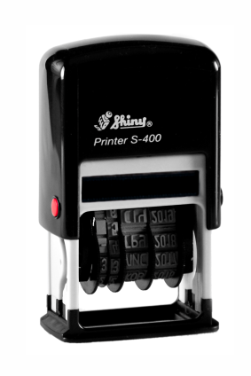 Самонабірний дата-штамп 4-рядк, з вільним полем 56х33мм