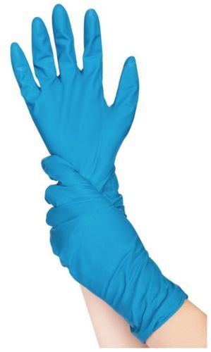 Рукавички латекс оглядові Захисні S 1пара AmbuPlus