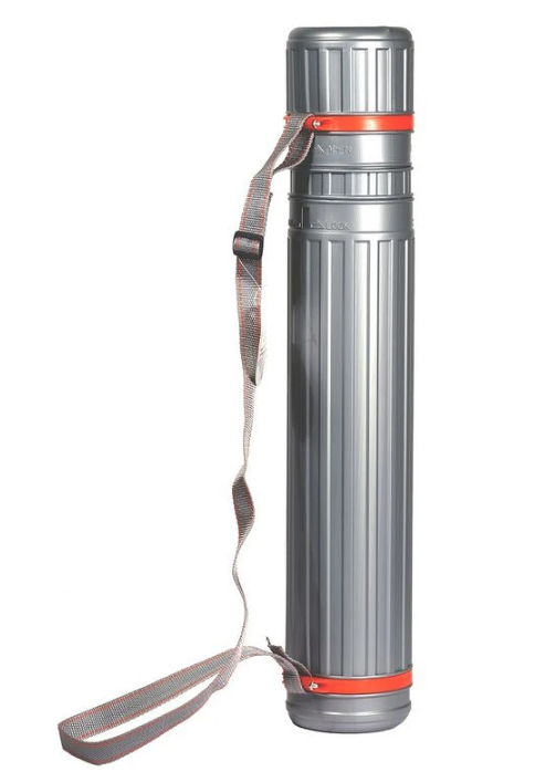 Тубус для креслень діаметр 10,5 см телескопічний, 50-100 см 9014 NORMA