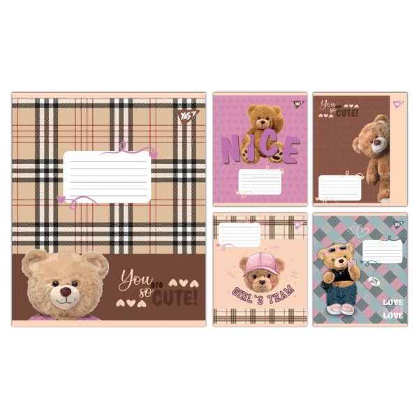 Зошит учнівський шкільний Yes You are cute А5 12 аркушів клітинка 767891