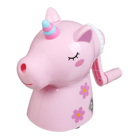 Чинка для олівців UNICORN, механічна, рожевий, ZB.5517 KIDS Line