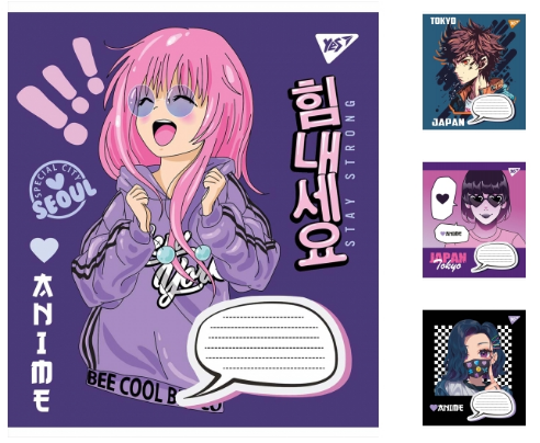 Зошит 24арк клітинка YES 766372 Japan Tokyo