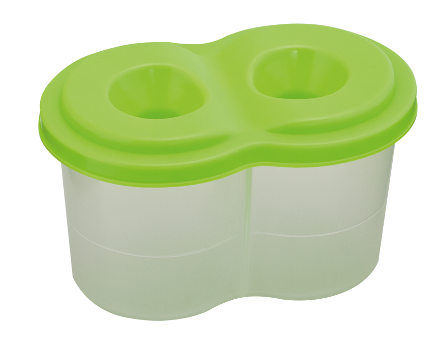 Стакан - непроливайка подвійний, салатовий ZB.6901-15